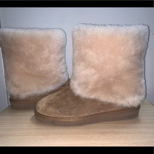 Fur Cuff Ugg Boots Size w 9